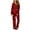 Red, variant on Womens Pajamas Set Valentine's Day Theme Print Long Sleeve Shirts Pants Casual Cozy Loungewear Nightwear 2 Piece Sets for Women Red L