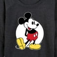 thumbnail image 3 of Mickey & Friends - Mickey Classic - Women's Lightweight French Terry Long Sleeve Shirt, 3 of 5