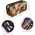 thumbnail image 5 of MUOOUM Pencil Case, Farm Animals Daisy Flowers Large Capacity Pencil Pouch Stationery Pen Bag, 5 of 7