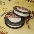 thumbnail image 6 of The Beadsmith Fireline by Berkley - Micro-Fused Braided Thread - 6lb. Test, .006"/.15mm Diameter, 125 Yard Spool, Crystal Color - Super Strong Stringing Material for Jewelry Making and Bead Weaving, 6 of 8