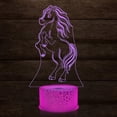 thumbnail image 5 of Luz nocturna de caballo para niños, regalo de caballo para decoración de habitación de niñas con control remoto, 5 of 5