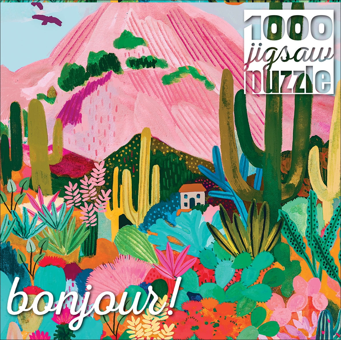 Buffalo Games 1000-Piece Cactus Mountain AZ Interlocking Jigsaw Puzzle for Adults Ages 14+