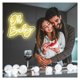 thumbnail image 4 of Letrero De Neón Oh Baby Para Boda, Luz Para Decoración De Pared, Alimentado Por USB Para Dormitorio, Fiesta De Cumpleaños, Hogar, 30cm X 28cm, 4 of 7