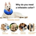 thumbnail image 2 of Inflatable Dogs Collar, Pet Protective Neck Collar For Cats And Dogs, Pet Collar Cone For Recovery After Injuries,Rashes,Surgery,Protective And Adjustable Pet Recovery Collar With 3 Sizes,M, 2 of 7