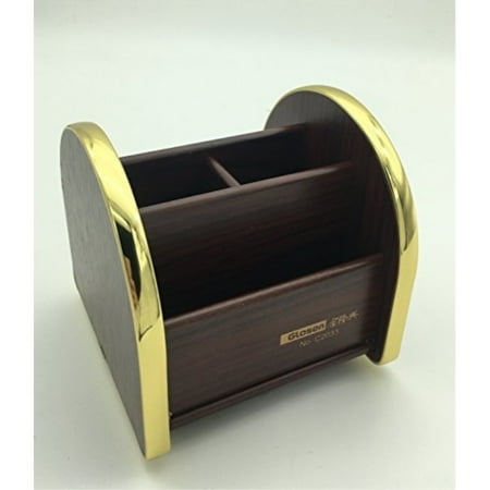 desktop office supplies storage organizer spinning remote control