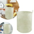 thumbnail image 1 of Patterned Linen Laundry Hamper Large Open Top Stylish Breathable Fabric For Home Bedroom Bathroom Durable Easy Design, 1 of 5