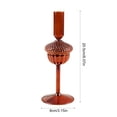 thumbnail image 3 of Glass Pinecone Candle Holder Decorative Candle Stand for Christmas Fall Thanksgiving Table Centerpiece Mantel Fireplace Dining Room Home Decor, 3 of 6