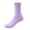 Hot Pink, variant on Kids' Mid Calf Socks Ribbed Cotton Solid Color Stretch Breathable Crew Socks School Uniform Casual Daily Wear