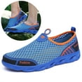 thumbnail image 2 of Men Mesh Water Shoes Slip On Casual Walking Outdoor Flats Sneakers Breathable, 2 of 8