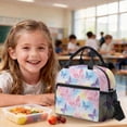 thumbnail image 4 of Kuiaobaty Butterfly Print Kids Backpack and Lunch Box Set for Teens Girls Multi Pockets Backpack and Lunch Bag with Adjustable Strap Lightweight Bookbag with Pencil Case for School Travel, 4 of 7