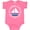 Hot Pink, variant on Inktastic My Grandpa Loves Me Grandson Sailboat Boys Baby Bodysuit