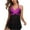 Purple, variant on TIHLMK Swimwear for Women Women Plus Size Print Tankini Swimjupmsuit Swimsuit Beachwear Padded Swimwear
