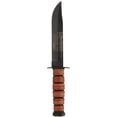 thumbnail image 2 of Ka-bar 9227 125th Anniversary Navy 7" Blade Leather Handle Fixed Knife, 2 of 4