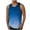 Blue, variant on Lilgiuy Beach Shirts for Men 2024 Regular Gradient Color Sleeveless Tank Tops Summer Casual Round Neck Muscle Shirt for Workout Gym(Purple,L)