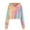 Orange, variant on Aayomet Women Pullover Cropped Hoodies Long Sleeves Colorblock Tie Dye Sweatshirts Casual Crop Tops Sky Blue,L