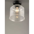thumbnail image 5 of 12270CDBK-Maxim Lighting-Acadia-1 Light Semi-Flush Mount-8.75 Inches wide by 10.5 inches high-Black Finish, 5 of 5