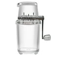 thumbnail image 2 of serony Manual Ice Block Breaking Crusher Kitchen Blender Snow Cone Machine Dining Kitchen Blender Party Camping Picnic Cold Beverage Shaver Clear, 2 of 9