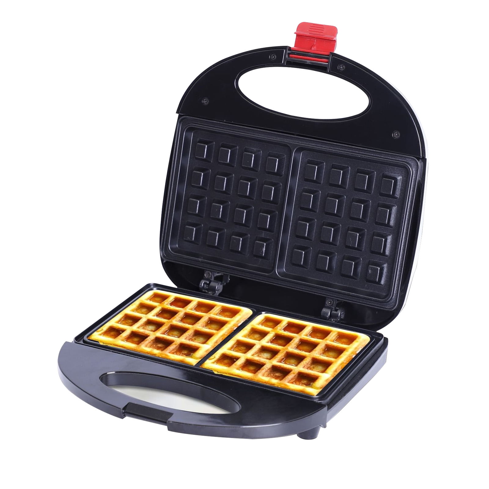 Kaimingweb Waffle Maker, 2 Slices Mini Waffle Iron, 750W NonStick