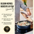 thumbnail image 6 of Alva Maestro Cookware Set 11-Piece Set - Stainless Steel Pots and Nonstick Ceramic Frying Pans - Oven Safe, Easy to Clean and Made without Harmful Chemicals - Induction and All Stovetop Compatible, 6 of 9