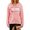 Pink, variant on Women 's Oversized Zip Up Sweatshirt Cross Rhinestone Jackets Y2K Long Sleeve Printed Hoodies Streetwear