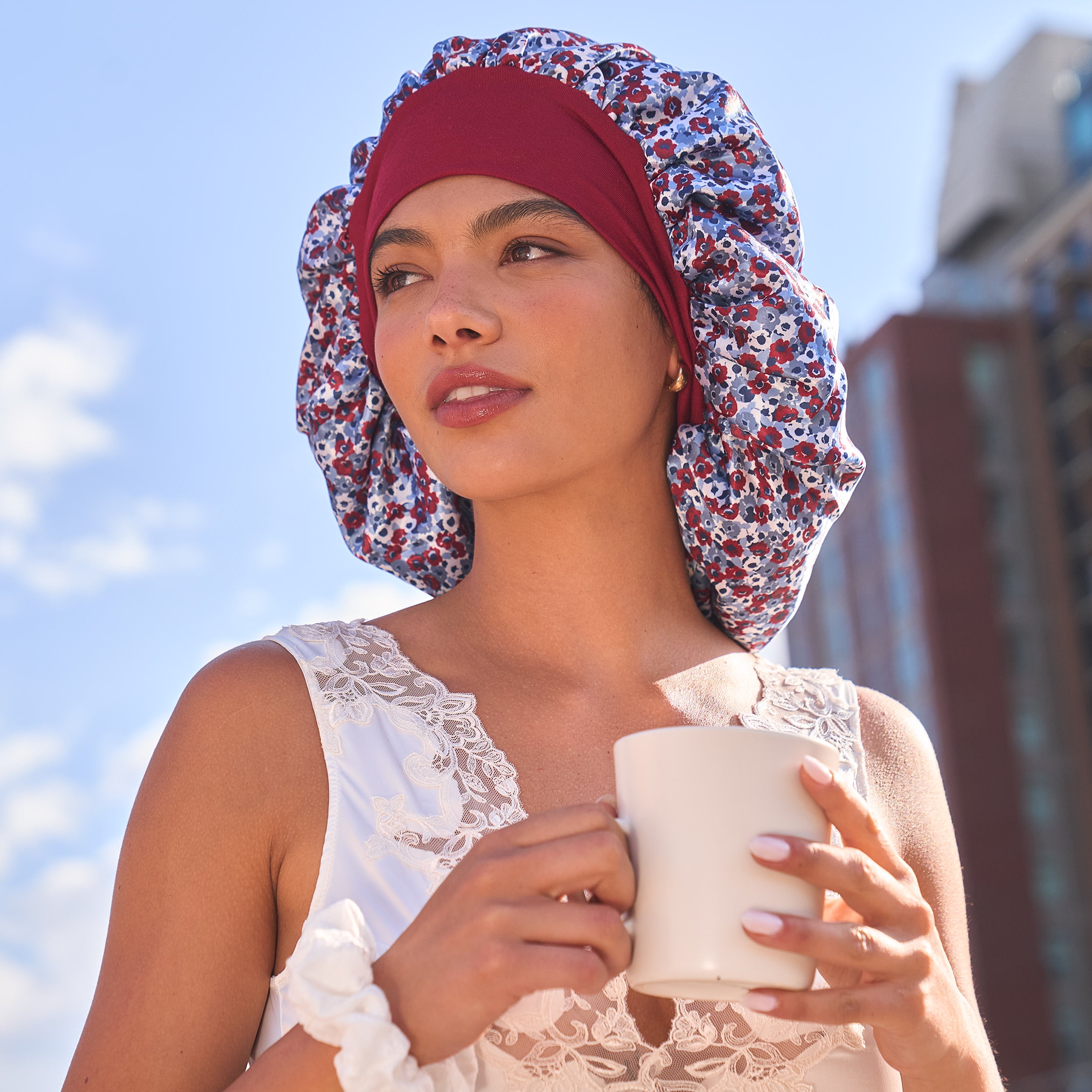 Goody x Lee Satin Bonnet, Damage Defense for All Hair Types, 1