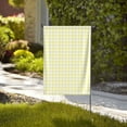 thumbnail image 2 of Sigee Lemon Yellow Checkboard for Live Happy Decorative Small Garden Flag,Double Sided Yard Flags Holiday Garden Flags for All Seasons, 2 of 9