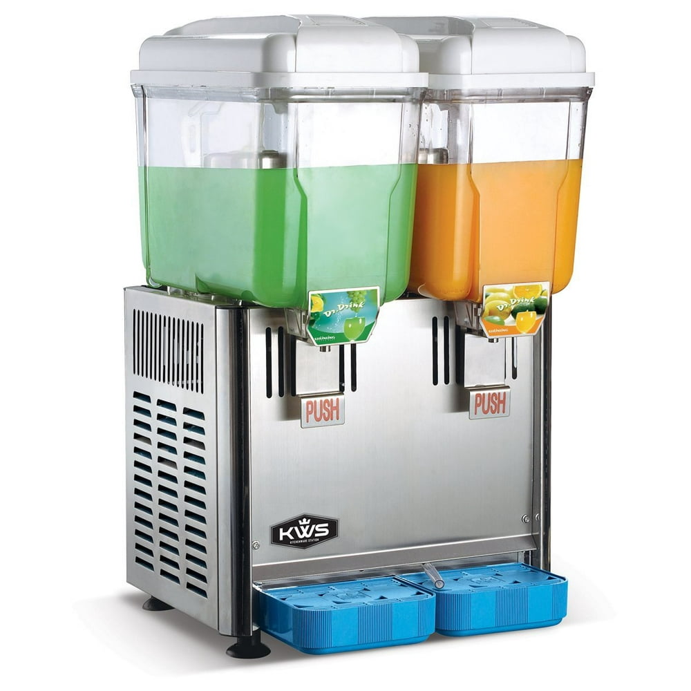 KWS Commercial Stainless Steel Hot and Cold Drink Dispensers