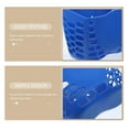 thumbnail image 4 of Cesta de plástico PP para niños, cesta desmontable para guardar bicicletas (azul oscuro, sin pegatinas), 4 of 6