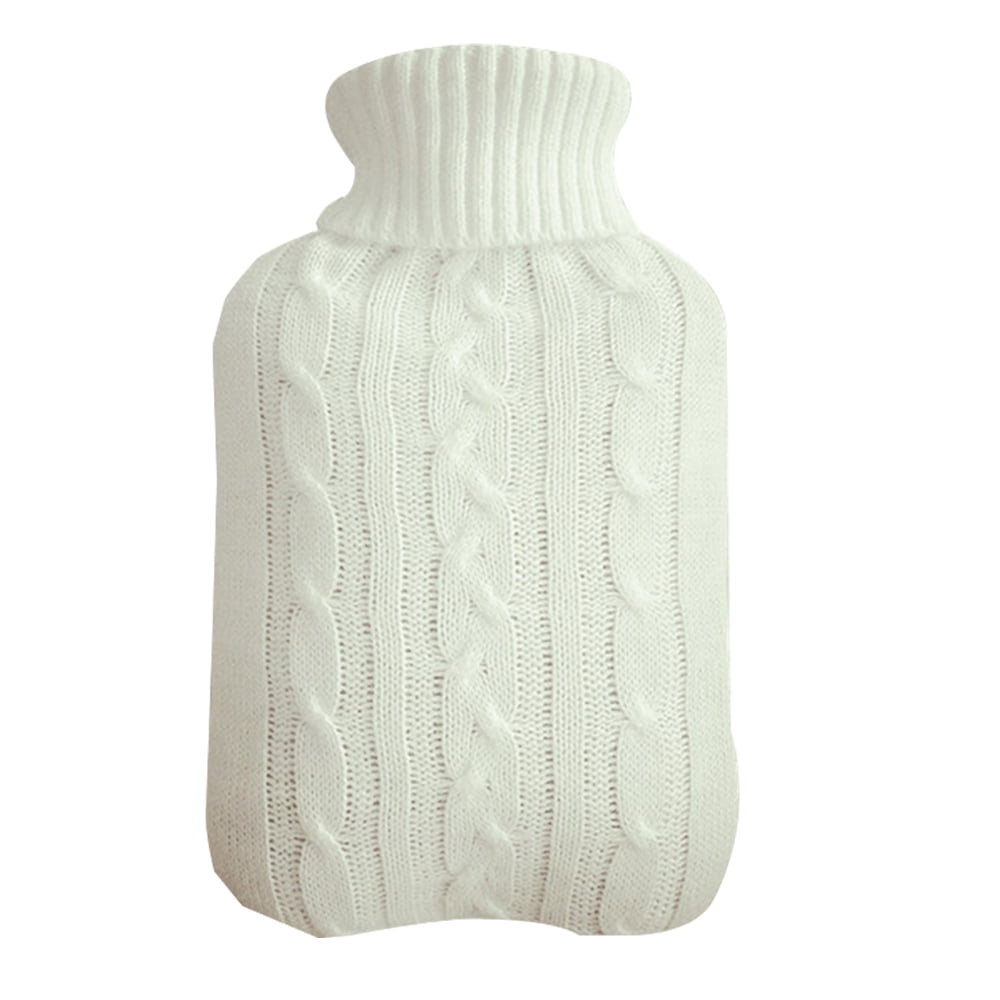 Rubber hot water bottle with cover knitted transparent hot water bottle