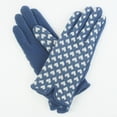 thumbnail image 1 of Guantes con estampado de leopardo para mujer, guantes de forro polar con pantalla táctil para dedos, mitones para mujer, 1 of 1