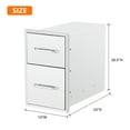 thumbnail image 4 of Yiwa Weather-Resistant 304 Stainless Steel BBQ Drawer with Paper Towel Rack for Garden Outdoor Kitchens, 4 of 7