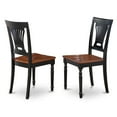 thumbnail image 3 of East West Furniture Logan 9-piece Wood Dining Set in Black/Cherry, 3 of 4