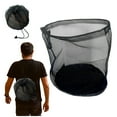 thumbnail image 5 of Pebbuoy Ball Storage Bag Mesh Carry Bag Wear-Resistant Drawstring Sling Basketball Volleyball Carrying Bag, 5 of 7