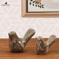 thumbnail image 3 of Radicaln Marble Small Love Bird Figurines 4.5" Oceanic Handmad Decoration Piece White Bird HomeDécor, 3 of 5