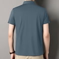 thumbnail image 6 of Lopecy-Sta Shirt for Mens Patterned Short Sleeve Button Placket Casual Business Top with Chest Pocket Comfortable Breathable Knit Tee for Men Work and Casual Occasions, 6 of 8