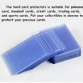 2CFUN Hard Card Sleeves PVC Trading Card Holder Clear Protective