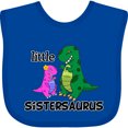 thumbnail image 3 of Inktastic Little Sistersaurus Girls Baby Bib, 3 of 4