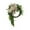 Green, variant on Hydrangea Wreaths for Front Door Artificial Floral Wreath White Greenery Summer Willow Leaves Year Round Outside Rustic Spring Teardrop Green Porch Wedding Indoor Wall Bow Farmhouse Decorations