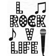 thumbnail image 2 of Prime, Marcus 15x18 Black Ornate Wood Framed with Double Matting Museum Art Print Titled - Rock Life, 2 of 4