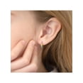 thumbnail image 4 of 14k Gold Heart Cascade Kids / Children's / Girls Earrings Hoop Enamel, 4 of 6