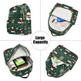 thumbnail image 5 of FORMRS Mini Backpack Purse for Women Travel Daypack Casual Shoulder Bag, Christmas Santa Hats, 5 of 7