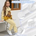 thumbnail image 6 of Uorisanigo 2 Pack Graphic Printed Long Sleeve Pullover Hoodie Sweatshirt and Jogger Pants Outfit Set Fall Winter Kids Clothes for Boys Girls, Sunflower Western Horse, 6 of 7