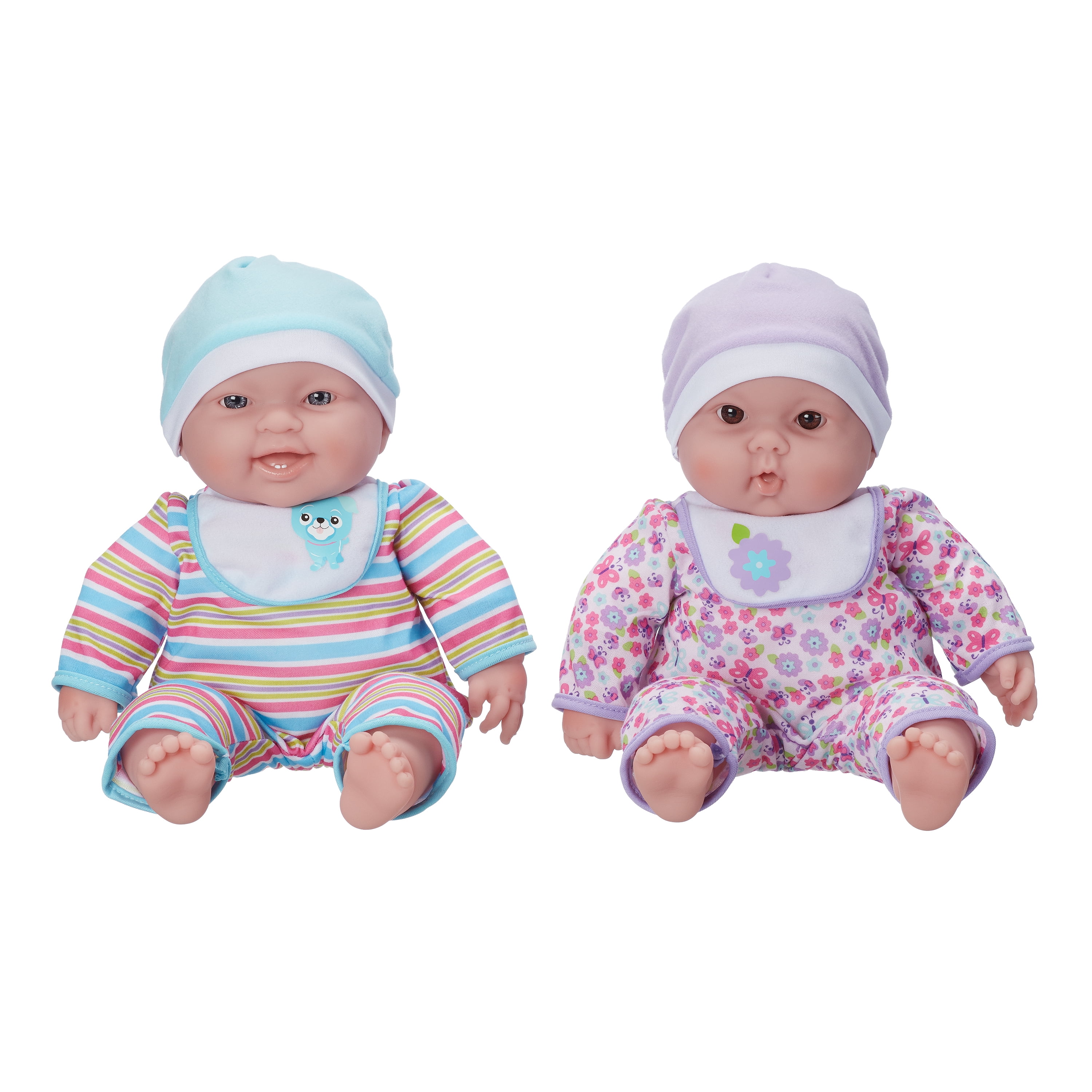 12" Twins Dolls with 12 Sounds Twin Babies Cuddles Baby Girl Boy New Born Doll 