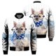 thumbnail image 4 of 2024 Chaqueta con cremallera con estampado 3D de perro para hombre, moda informal unisex, chaqueta de manga larga con cremallera para hombre, sudadera con capucha, ropa para hombre, 4 of 5