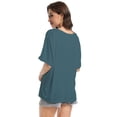 thumbnail image 3 of Women's Casual Short Sleeve Crew Neck T-Shirts, 3 of 6