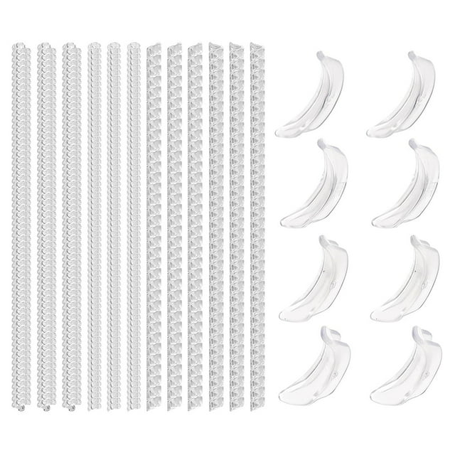 Visland 1 Ensemble Ajusteur de Taille d'Anneau avec Entretoise Intérieure Clair Flexible Réutilisable Universel Réducteur de Spirale d'Anneau de Doigt Kit de Cordon à Ressort