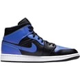 thumbnail image 2 of Men's Jordan 1 Mid "Royal" Black/Hyper Royal-White (554724 077) - 10.5, 2 of 8