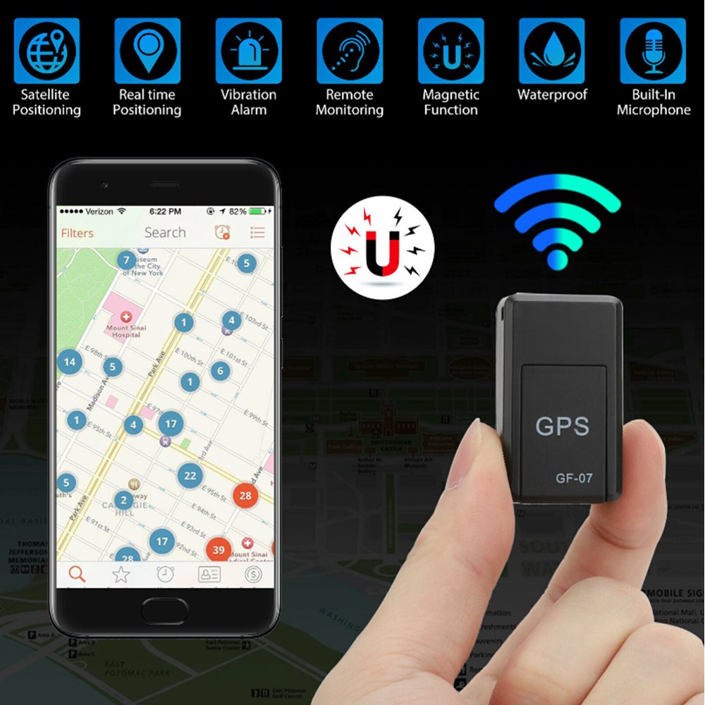 Lovebay Mini Portable Car GPS Tracker Real Time Tracking