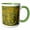 Green/White, variant on 3drose, Black Eyed Susan, 15oz Mug