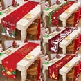 thumbnail image 4 of Camino de mesa navideño para decoración del hogar, mantel de Navidad, regalos de Navidad, Año Nuevo, 2023, Natal, 2024, 4 of 4